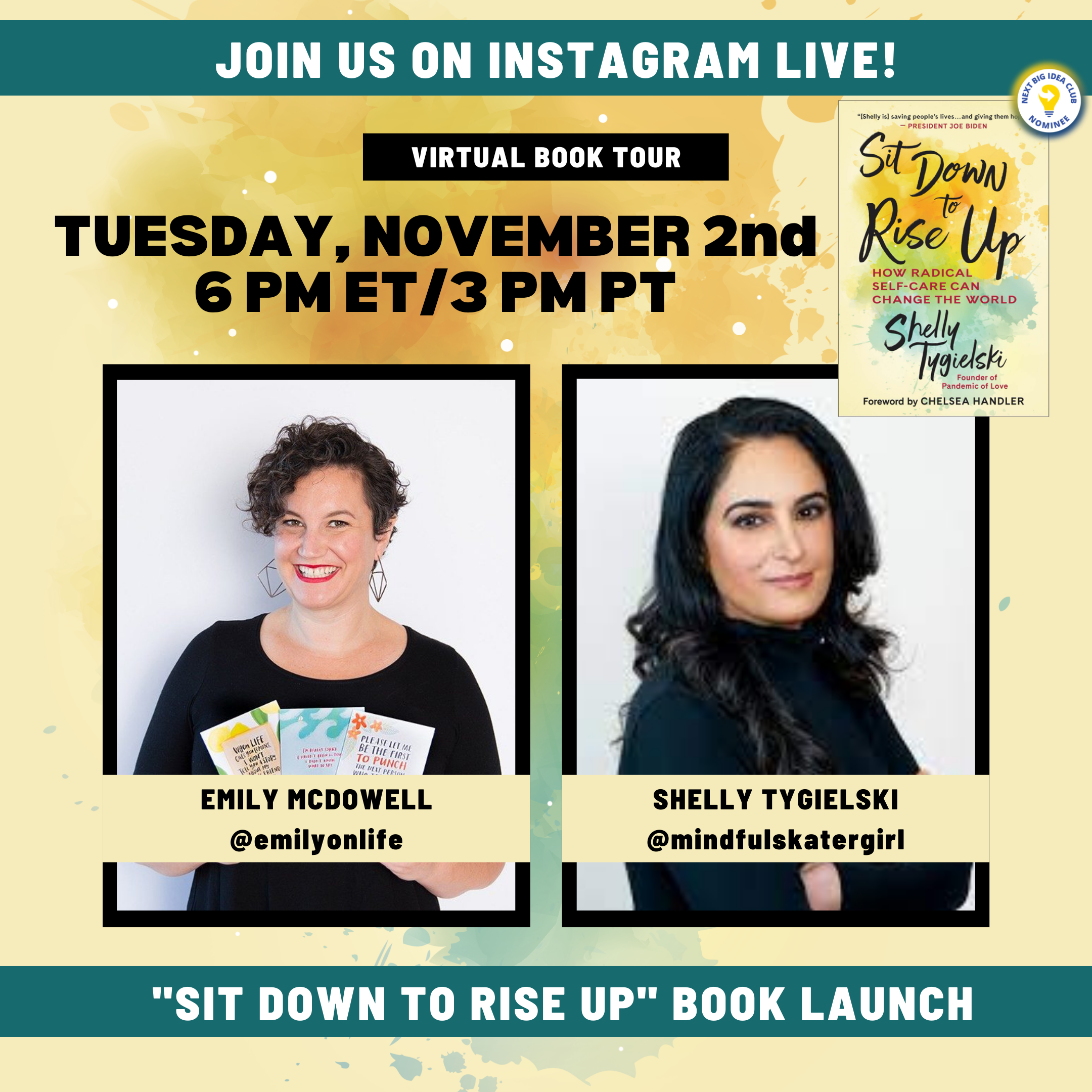 Virtual Book Tour: Emily McDowell x Shelly Tygielski on Instagram Live